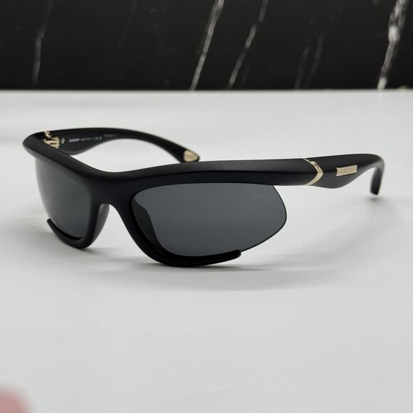 NEW BURBERRY BE4462 4186/87 BLACK UNISEX SUNGLASSES BURBERRY BE4462 418687 main image 10